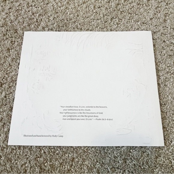 Psalm 36:5 Art Print Your Steadfast Love O Lord Bible Scripture Wall Decor ESV - Picture 8 of 12